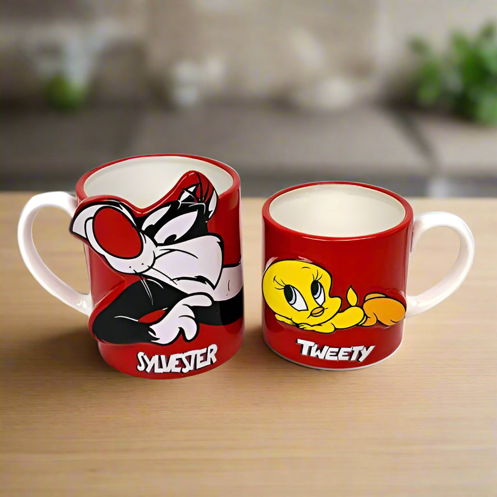 Sylvester & Tweety Mysteries Pair Mug
