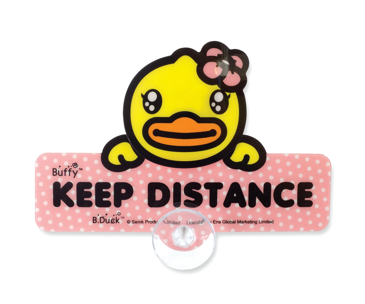 B.Duck Buffy Car Sign (Keep Distance)