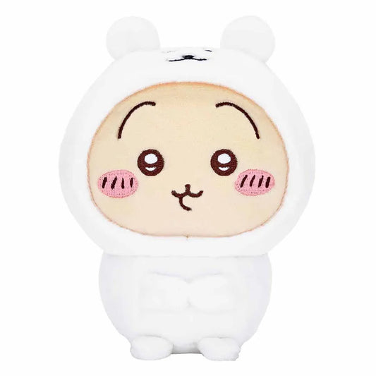 Yellow Japanese Character Bear Costume Plush Keychain