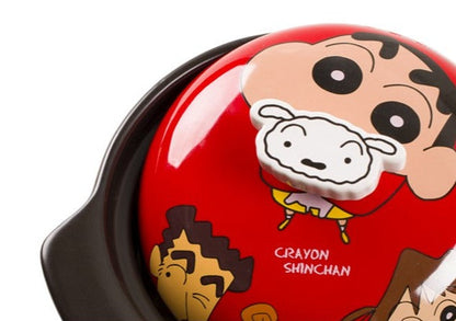 Crayon Shin-Chan Heat-Resistant Casserole with Lid