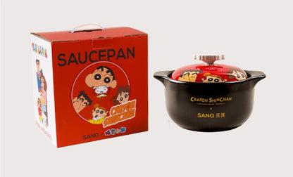 Crayon Shin-Chan Heat-Resistant Casserole with Lid