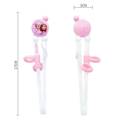 Disney Princess Frozen Pink Kids Training Chopsticks