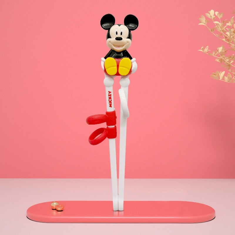 Disney Mickey Mouse 3D Mascot Kids Training Chopsticks