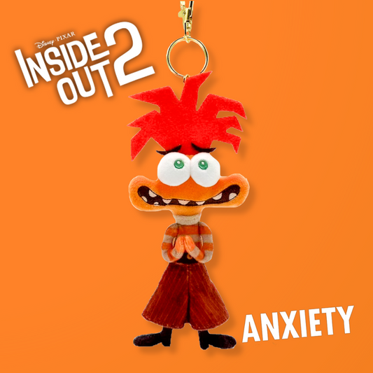 Disney Pixar Inside Out 2 Anxiety Mascot Holder Keychain