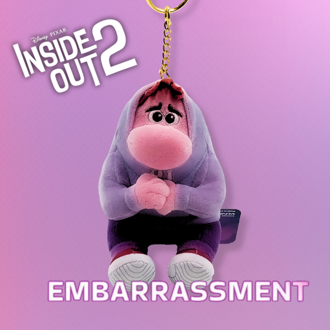 Disney Pixar Inside Out 2 Embarrassment Mascot Holder Keychain