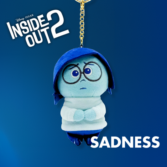 Disney Pixar Inside Out 2 Sadness Mascot Holder Keychain