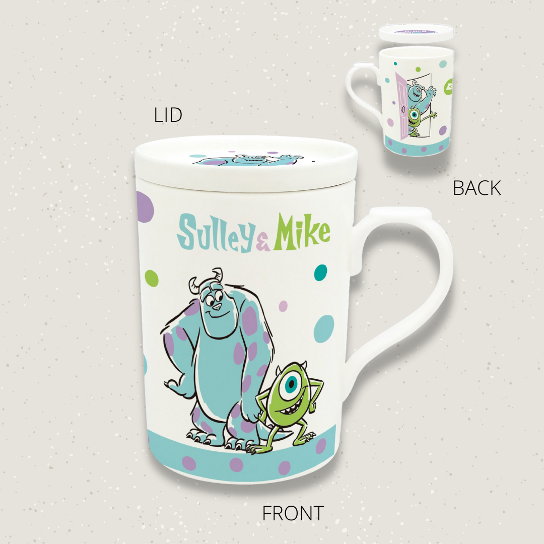 Disney Pixar Monsters Inc. Sulley & Mike Designs Ceramic Mug