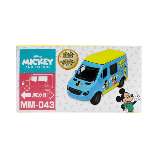 Disney Mickey Mouse Mini Mechanical Car Toy Station Wagon