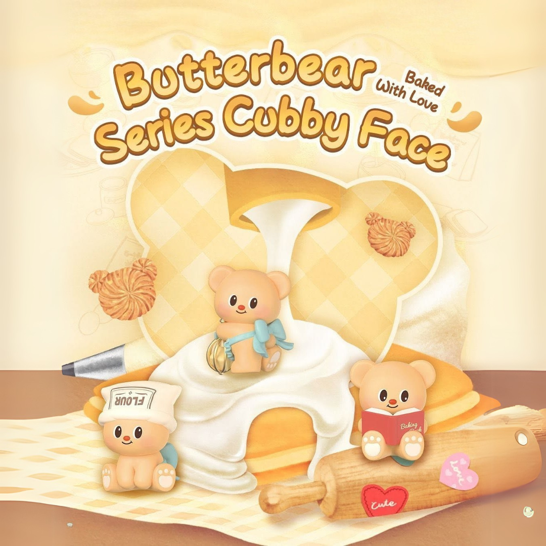 Funism Butterbear Baked with Love Series Cubby Face TTSO