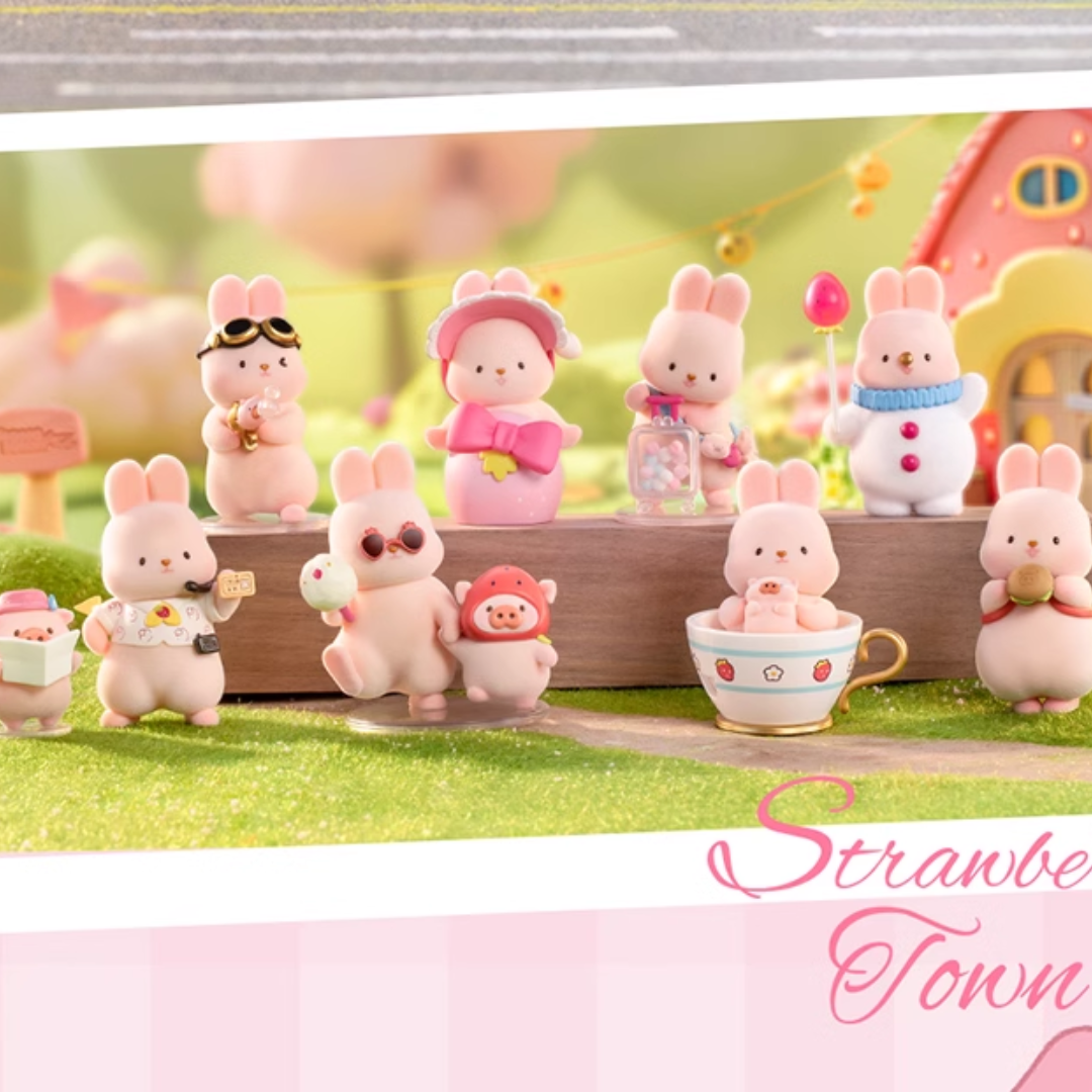 Funism MoMo Bunny Strawberry Town Series Blind Box