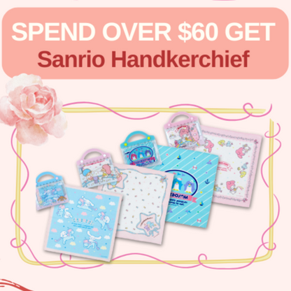 FREE Sanrio Handkerchief And Case Set