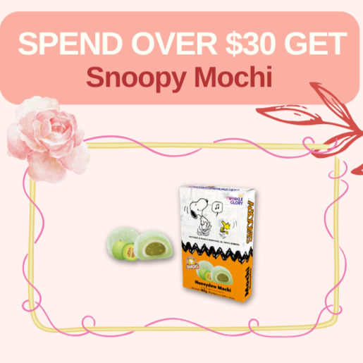 FREE Peanuts Snoopy Assorted Mochi (Honeydew)