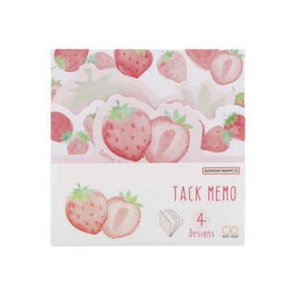 Ichigo3 Watercolour Strawberry Memo Notepad