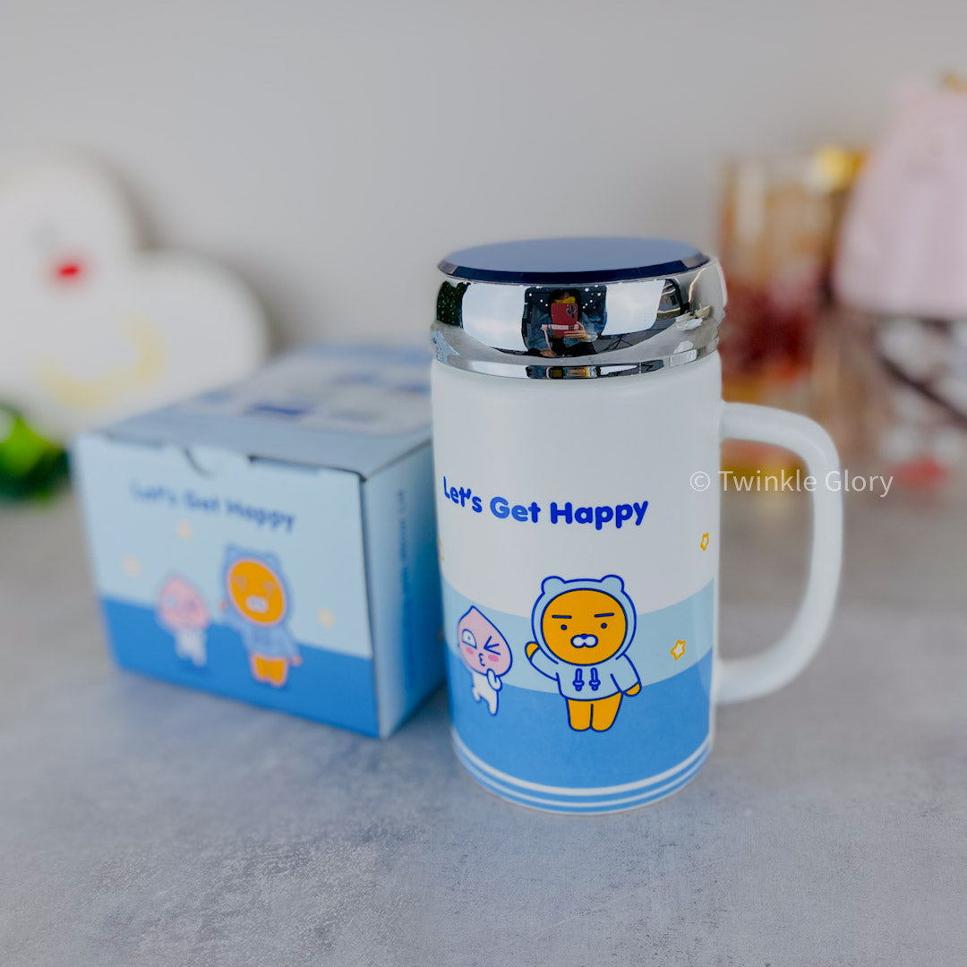 Kakao Friends Blue Color Designs Ceramic Mug