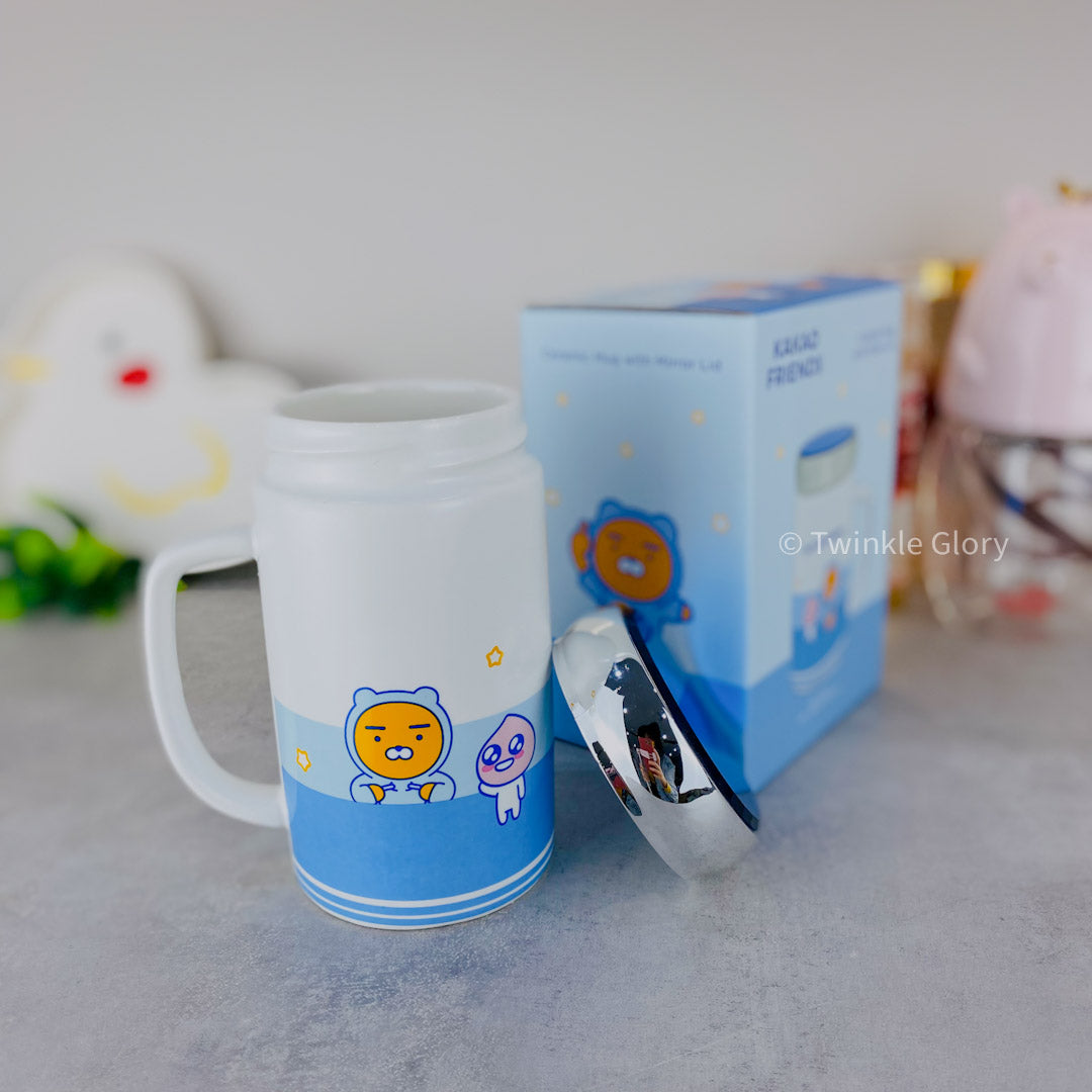 Kakao Friends Blue Color Designs Ceramic Mug