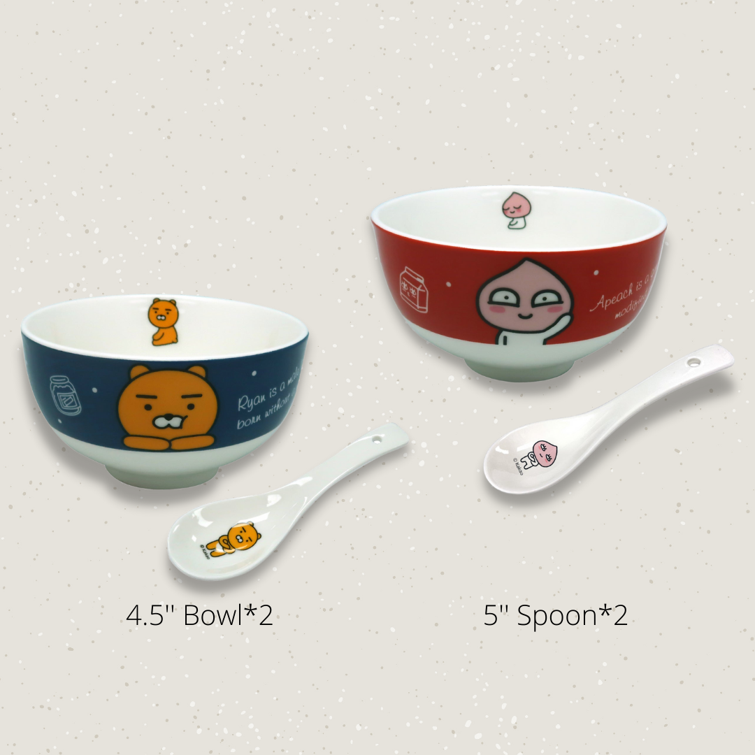 Kakao-Friends-character-Dinner-Set-4-pcs