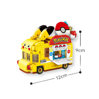 Keeppley Pokémon Pikachu Mini Bus Blocks Toy K20214