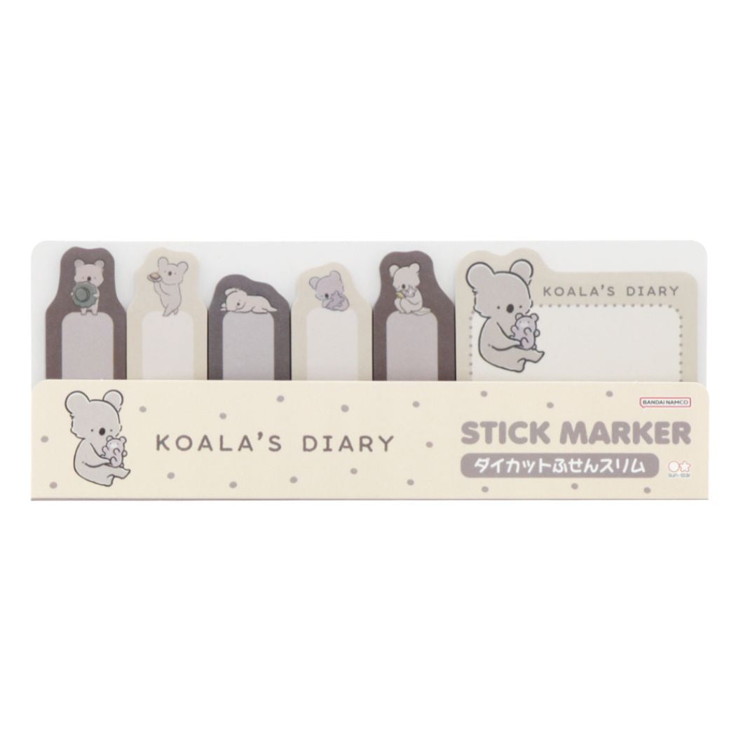 Koala's Diary Index Notepad Set 6pcs