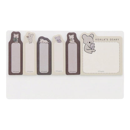 Koala's Diary Index Notepad Set 6pcs