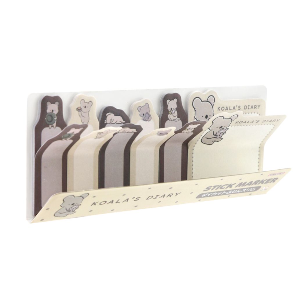 Koala's Diary Index Notepad Set 6pcs