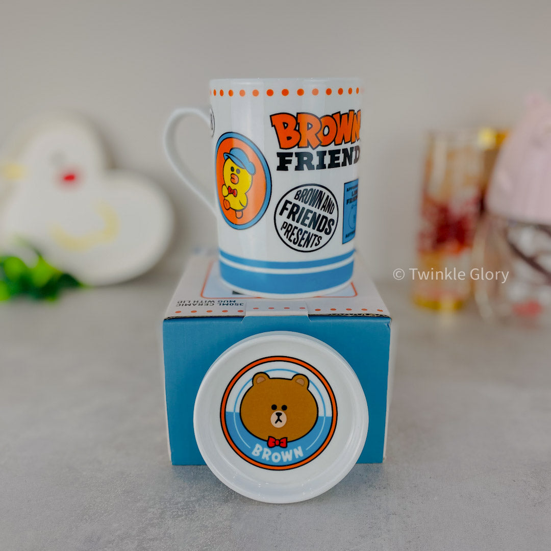 Line Friends Character Designs Ceramic Mug