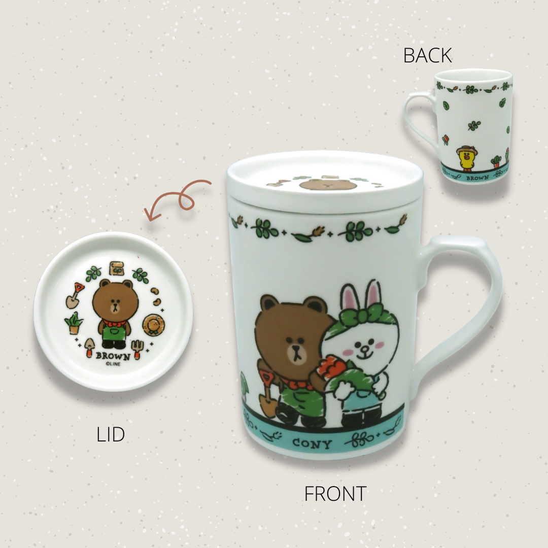 Line Friends White Color Ceramic Mug