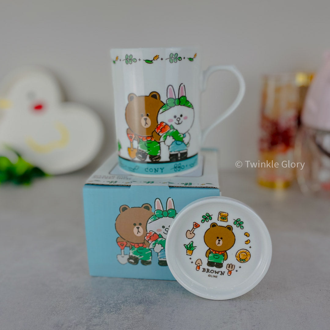 Line Friends White Color Ceramic Mug