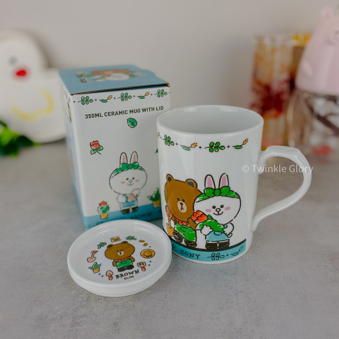 Line Friends White Color Ceramic Mug