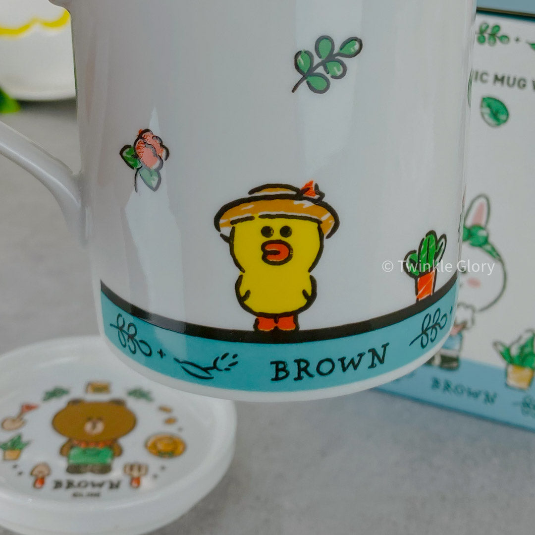 Line Friends White Color Ceramic Mug