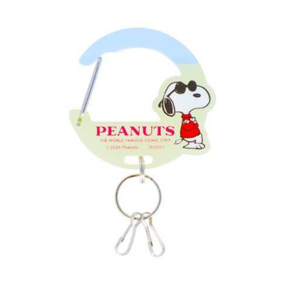 Peanuts Snoopy White Moon Shape Acrylic Key Holder