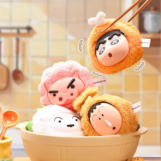 Crayon Shin-chan Oden Series Plush Coin Purse Blind Box