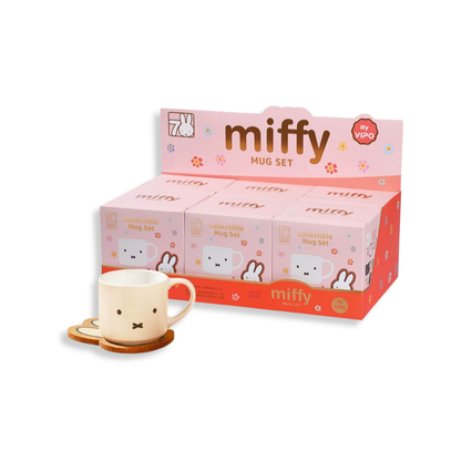 Miffy mug set with packaging on a white background
