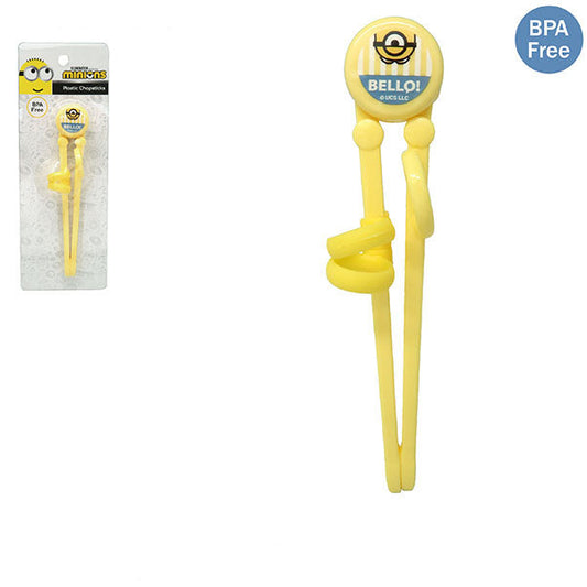 Minions Kids Plastic Training Chopsticks