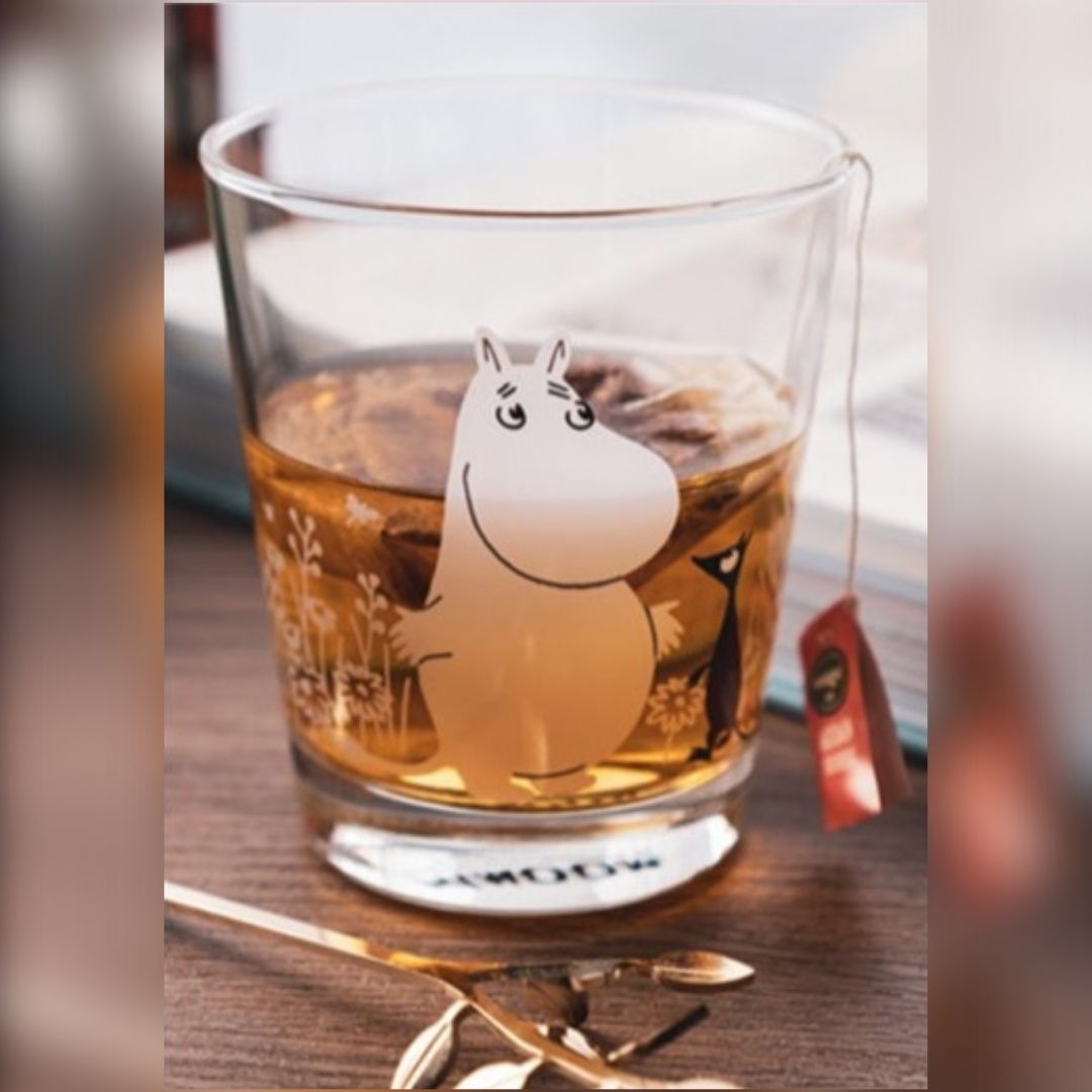 Moomin Character Glass Tumbler Cup - Moomin