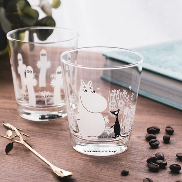 Moomin Character Glass Tumbler Cup - Moomin