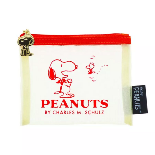 Peanuts Snoopy White Mini Pouch