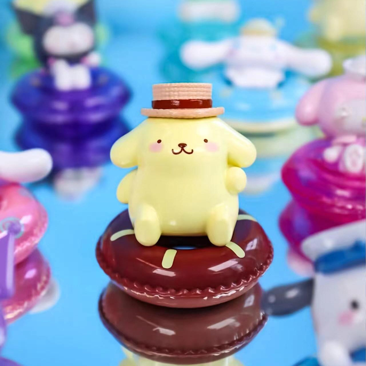 Sanrio Characters Mini Swimming Ring Series Mini Figures Blind Bag