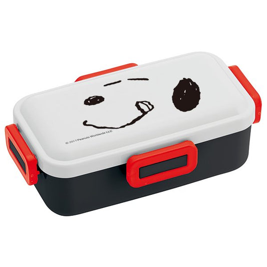 Skater Peanuts Snoopy 4-Points Lock Fluffy Bento Lunch Box 530ml