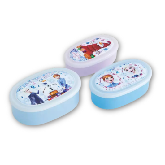 Skater Disney Princess Frozen Bento Lunch Box 3pcs