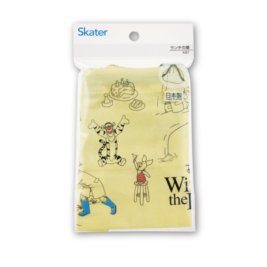 Skater Disney Winnie the Pooh Cotton Bento Lunch Bag