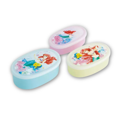 Skater Disney Princess The Mermaid Ariel Bento Lunch Box 3pcs