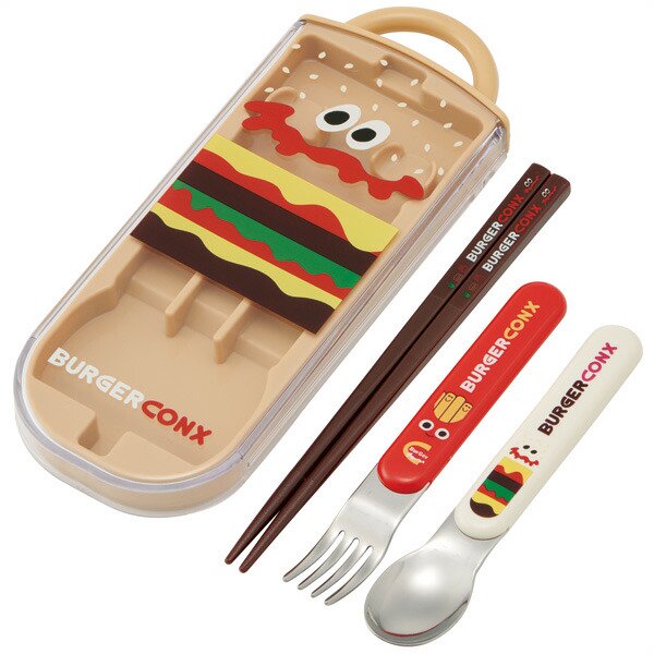 Skater Burger Children Cutlery 3 Pieces Set