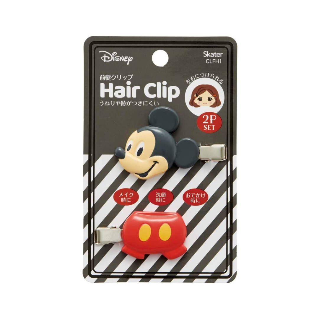 Skater Disney Mickey Mouse Bangs Clip Set (2 pcs) 