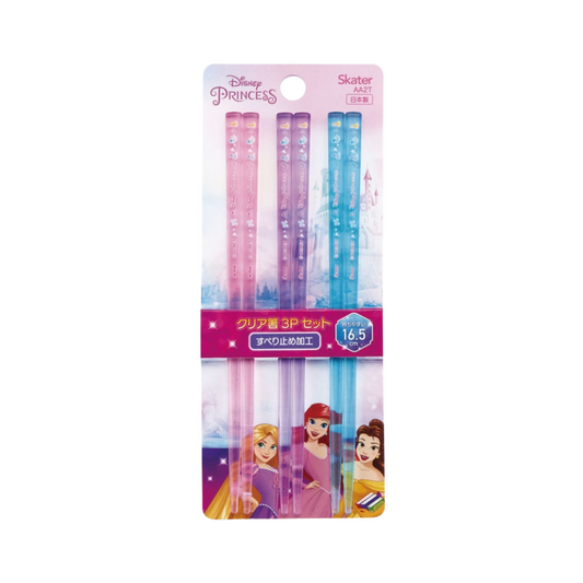 Skater Disney Princess Chopsticks 16.5cm Set of 3