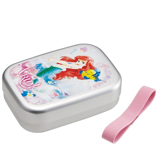 Skater Disney Princess The Little Mermaid Ariel Aluminium Bento Lunch Box 370ml
