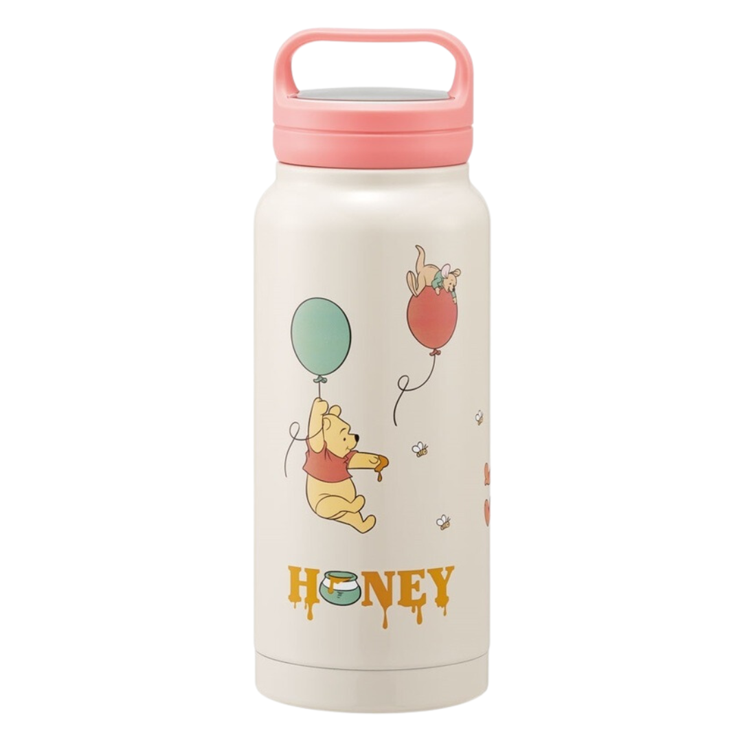 Skater Disney Winnie The Pooh Bold & True Screw Handle Bottle 800ml