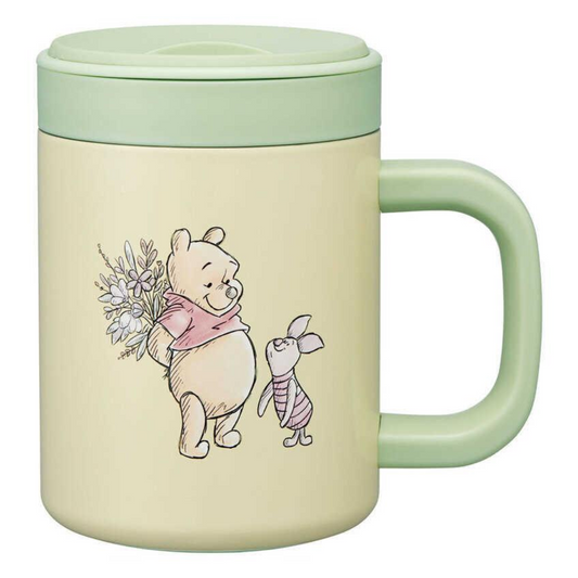 Skater Disney Winnie The Pooh Stainless Steel Mug with Inner Cup 330ml