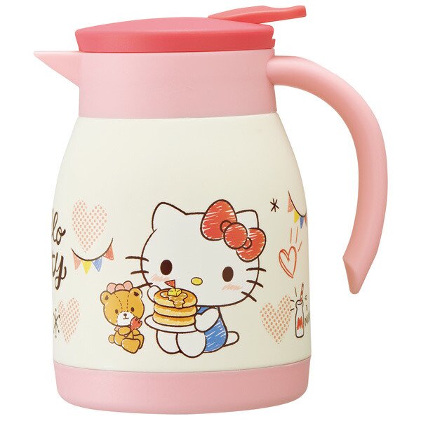 Skater Hello Kitty Stainless Steel Vacuum Jug 600ml