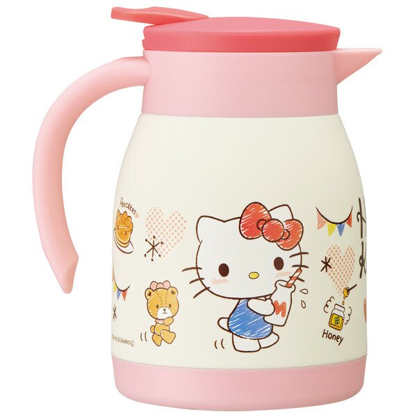 Skater Hello Kitty Stainless Steel Vacuum Jug 600ml