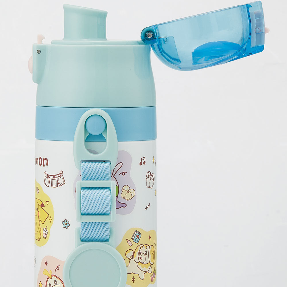 Skater Pokémon IX Characters Thermos Bottle with Locking Lid and Cup 470ml